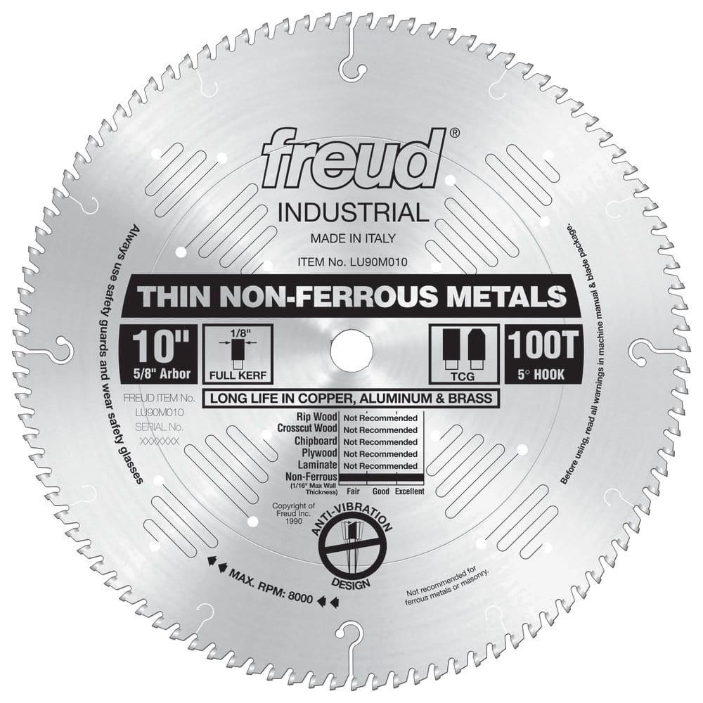 10 Thin Stock Non‑Ferrous Metal Blade