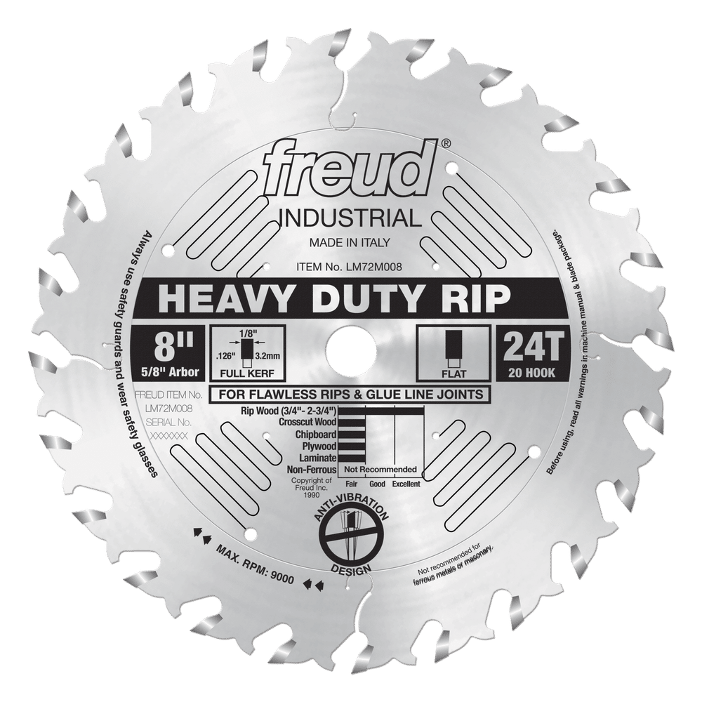 8" Heavy‑Duty Rip Blade Tool Doctor Tool Repair and Service